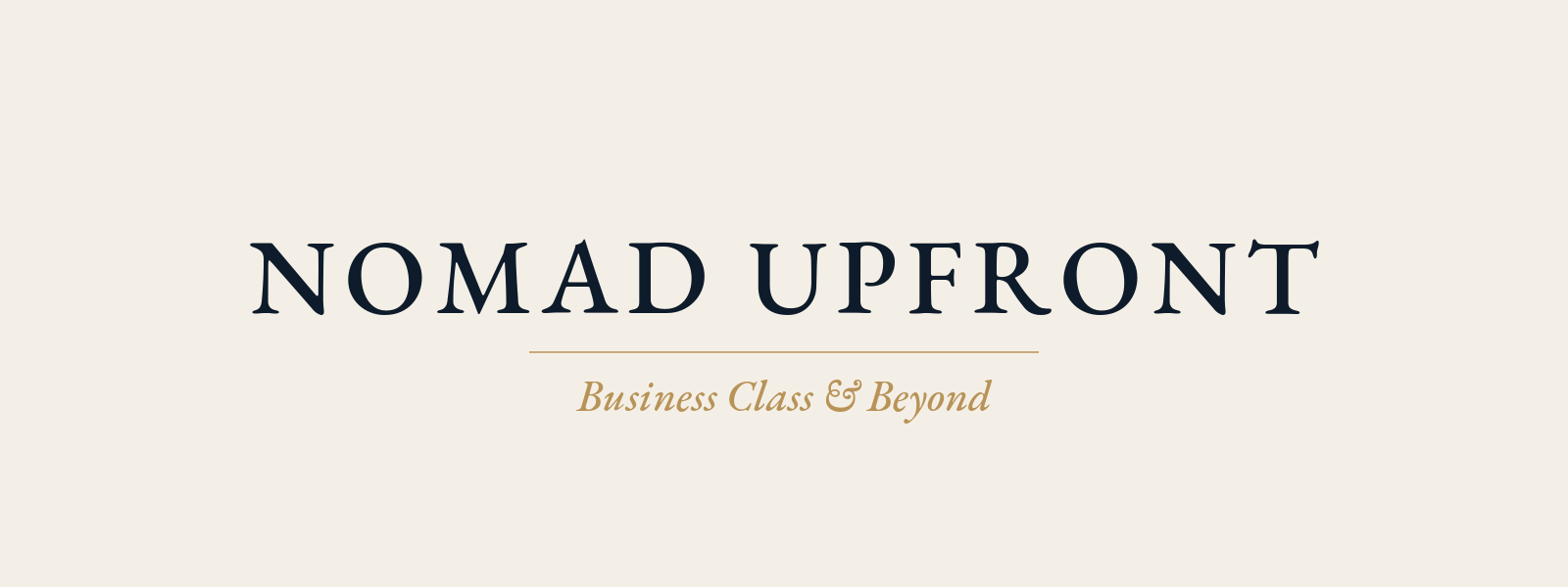 Nomad Upfront — Business Class & Beyond